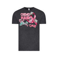Vintage Black chemo hair dont care Vintage Tee - CowGirlArtShop