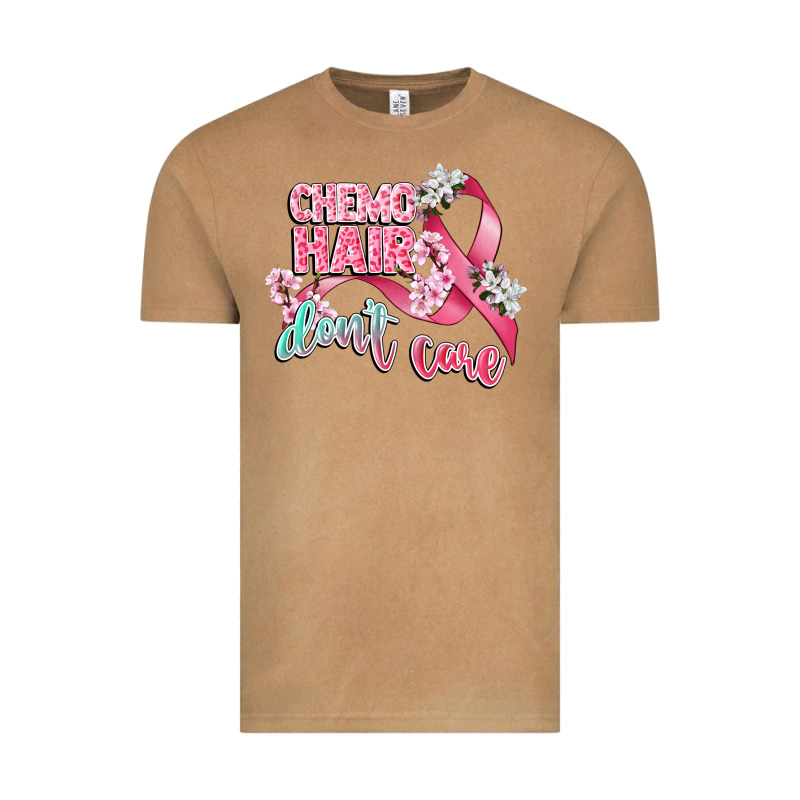 Chemo Hair Dont Care Vintage Tee by CowGirlArtShop | Teevron