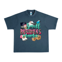Midnight Navy Small Business Mama Urban Heavy Tee - CowGirlArtShop