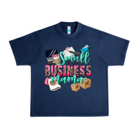 Navy Small Business Mama Urban Heavy Tee - CowGirlArtShop
