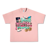 Salmon Small Business Mama Urban Heavy Tee - CowGirlArtShop