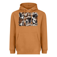 Meerkat black and brown cowhide background Heavyweight Hoodie - BarkalooDesign