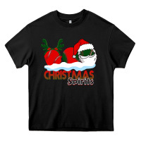 Black Christmas Spirits Baseball Heavy Core Tee - Bettercallsaul