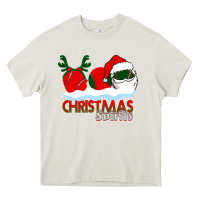 Cream Christmas Spirits Baseball Heavy Core Tee - Bettercallsaul
