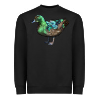 Black Cayuga Duck Heavyweight Sweatshirt - LillyAllenDesigns