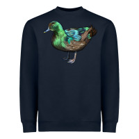 Navy Cayuga Duck Heavyweight Sweatshirt - LillyAllenDesigns
