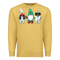 Antique Gold african american nurse gnomies medical gnomies Premium Sweatshirt - BarkalooDesign