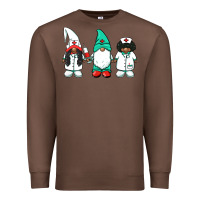 African American Nurse Gnomies Medical Gnomies Premium Sweatshirt | Teevron