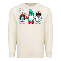 Sandshell african american nurse gnomies medical gnomies Premium Sweatshirt - BarkalooDesign