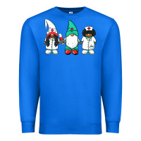 True Royal african american nurse gnomies medical gnomies Premium Sweatshirt - BarkalooDesign