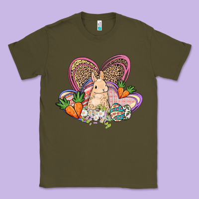 Easter Heart Easter Day Classic Tee Designed By Howdyjamesfarm