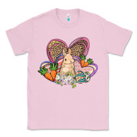 Bubblegum Pink Easter heart Easter Day Classic Tee - HowdyJamesFarm