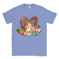 Colony Blue Easter heart Easter Day Classic Tee - HowdyJamesFarm