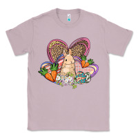 Lilac Easter heart Easter Day Classic Tee - HowdyJamesFarm