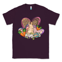 Plum Easter heart Easter Day Classic Tee - HowdyJamesFarm