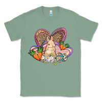 Sage Easter heart Easter Day Classic Tee - HowdyJamesFarm