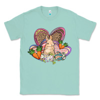 Seafoam Easter heart Easter Day Classic Tee - HowdyJamesFarm