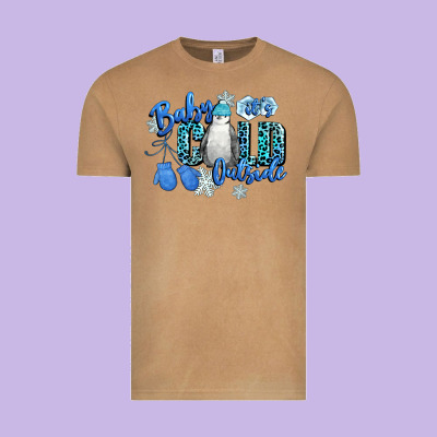 Baby Its Cold Outside Vintage Tee Designed By Cowgirlartshop