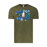 Vintage Olive baby its cold outside Vintage Tee - CowGirlArtShop