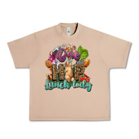 Burro One hip lunch lady Easter Day Urban Heavy Tee - HowdyJamesFarm