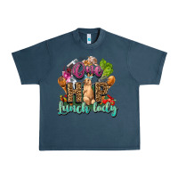 Midnight Navy One hip lunch lady Easter Day Urban Heavy Tee - HowdyJamesFarm