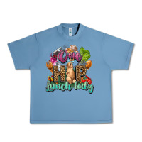 Pebble Blue One hip lunch lady Easter Day Urban Heavy Tee - HowdyJamesFarm
