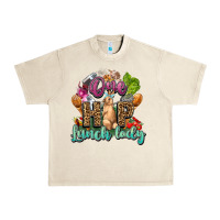 Sandshell One hip lunch lady Easter Day Urban Heavy Tee - HowdyJamesFarm