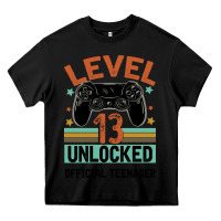 Black Level 13 Unlocked Official Teenager 13th Birthday Heavy Core Tee - Bettercallsaul