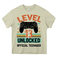 Mossy Level 13 Unlocked Official Teenager 13th Birthday Heavy Core Tee - Bettercallsaul
