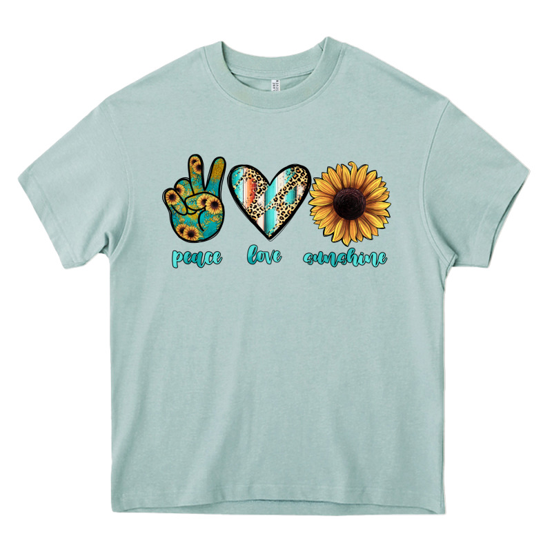 Peace Love Sunshine Heavy Core Tee by JahusDesignShop | Teevron