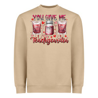 Mushroom you give me teachcardia Heavyweight Sweatshirt - RacoonDesign