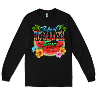 Black Sweet summer time Long Sleeve Tee - FaDigitalArtStudio