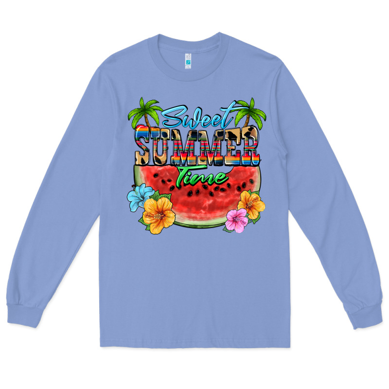 Sweet Summer Time Long Sleeve Tee by FaDigitalArtStudio | Teevron