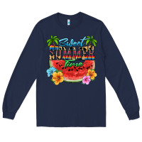 Navy Sweet summer time Long Sleeve Tee - FaDigitalArtStudio