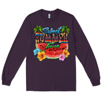 Plum Sweet summer time Long Sleeve Tee - FaDigitalArtStudio