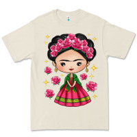 Bone Mexican Girl Premium Tee - texasbilliewilder