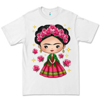 White Mexican Girl Premium Tee - texasbilliewilder