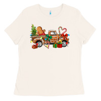 Bone gingerbread truck Ladies Tee - texasbilliewilder