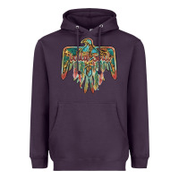 Plum wild soul thunderbird Heavyweight Hoodie - BarkalooDesign