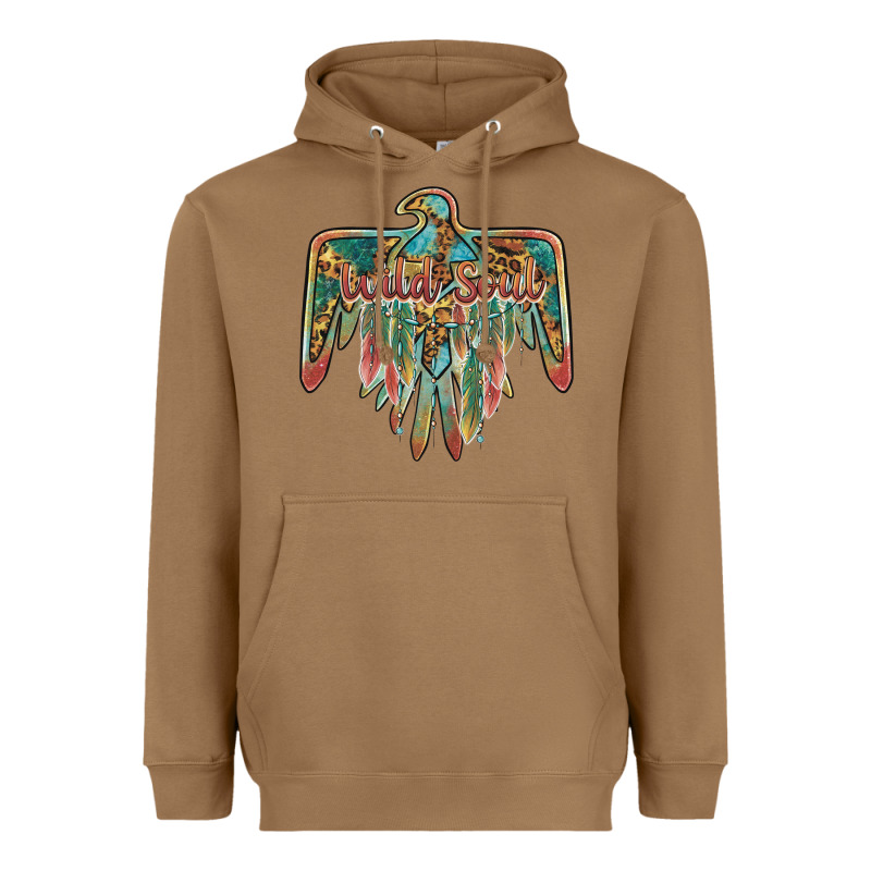 Wild Soul Thunderbird Heavyweight Hoodie by BarkalooDesign | Teevron