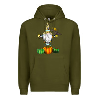 Army Green Scracrow Premium Hoodie - CowhideDigitalArt