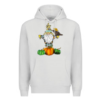 Dove Grey Scracrow Premium Hoodie - CowhideDigitalArt