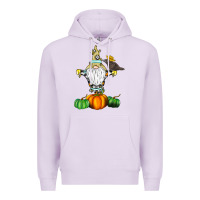 Lilac Scracrow Premium Hoodie - CowhideDigitalArt
