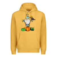 Mustard Scracrow Premium Hoodie - CowhideDigitalArt