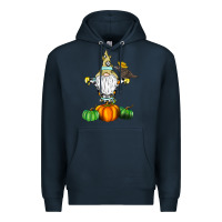 Navy Scracrow Premium Hoodie - CowhideDigitalArt