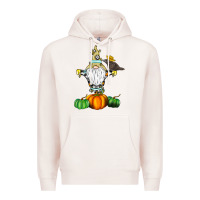 Pale Pink Scracrow Premium Hoodie - CowhideDigitalArt