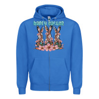 True Royal happy easter bunny Zipper Hoodie - Artiststas