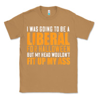 Toasted Coconut i was going to be a liberal for halloween but my head Classic Tee - longCreatives