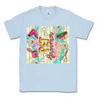 Dusty Blue pet groomer Classic Tee - TumblerDesignByShophia