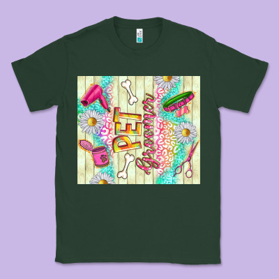 Pet Groomer Classic Tee Designed By Tumblerdesignbyshophia